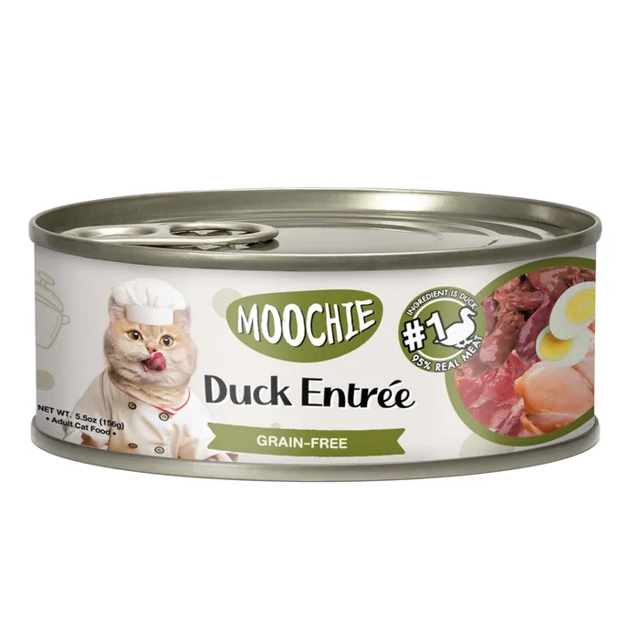 מוצ';י מזון מלא לחתול ברווז בציר עצמות 156 גרם