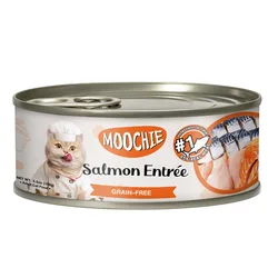 מוצ'י מזון מלא לחתול טונה וסלמון בציר עצמות 156 גרם