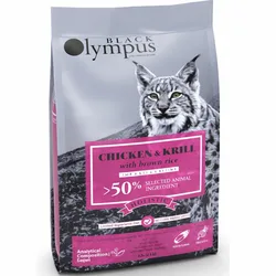 בלאק אולימפוס לחתול גור/בוגר עוף וקריל 8 ק"ג