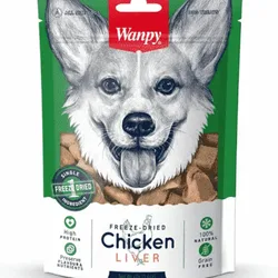 וונפי חטיף קוביות כבד עוף מיובש בהקפאה לכלב 40 גרם