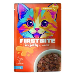 פירסטבייט פאוץ' חתיכות עוף בג'לי לחתול 75 גרם M-PETS
